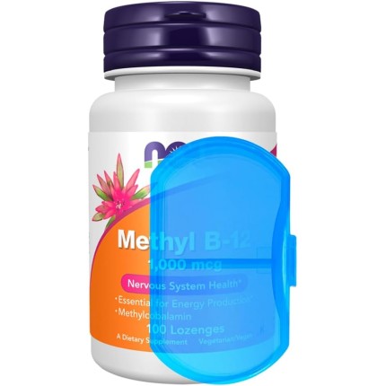 Vitamin­a B12­ 100 Pastilhas + Porta Cápsulas Comprimido