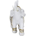 YOUTHINK Estatueta Animal de Resina Doméstica, Decoração Fofa para Casa e Escritório, Presente Exclusivo (Porcelana dourada tamanho grande: (Modelo do) - Imagem 2