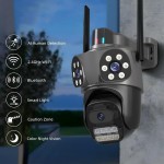 Câmera de Segurança Interna/Externa, Estilo Domo, 1080p/720p, Detecção de Movimento, Monitoramento Residencial, I29, Wi-Fi/Com Fio, Visão Noturna, Áudio Bidirecional, AC/DC, Wi-Fi - Imagem 4