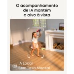 eufy Câmera S350, Camera de Segurança Wi-Fi, 4K Inteligente com Câmera Dupla, Visão 360°, Zoom 8×, Visão Noturna, Babá Eletrônica, Rastreamento por IA, Compatível com Alexa e HomeBase 3 - Imagem 4