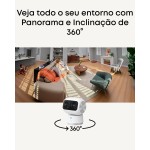 eufy Câmera S350, Camera de Segurança Wi-Fi, 4K Inteligente com Câmera Dupla, Visão 360°, Zoom 8×, Visão Noturna, Babá Eletrônica, Rastreamento por IA, Compatível com Alexa e HomeBase 3 - Imagem 5