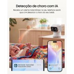 eufy Câmera S350, Camera de Segurança Wi-Fi, 4K Inteligente com Câmera Dupla, Visão 360°, Zoom 8×, Visão Noturna, Babá Eletrônica, Rastreamento por IA, Compatível com Alexa e HomeBase 3 - Imagem 7
