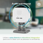 Smart Câmera Wi-Fi Positivo Casa Inteligente, 1080p Full HD, 20 FPS, áudio bidirecional, detecção de movimentos, visão noturna, Bivolt – Compatível com Alexa - Imagem 8