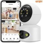 Haiz Câmera de Segurança Wi-fi Mini Botz 1080p Full HD 2mp Compatível Com Alexa Bivolt HZ-X1-P45 - Imagem 3