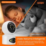 Haiz Câmera de Segurança Wi-fi Mini Botz 1080p Full HD 2mp Compatível Com Alexa Bivolt HZ-X1-P45 - Imagem 7