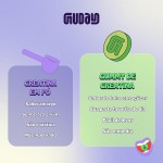 Guday Creatina Monoidratada em Gummies 60 Gomas Sabor Maçã Verde – Suplementação Prática e Refrescante para Sua Rotina de Treinos - Imagem 3