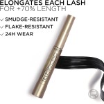 L’Oréal Paris L'Oreal Paris Makeup Telescopic Original Alongamento Mascara, Preto, 0,27 Fl Oz (1 Unidade) - Imagem 7