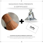 Pulseira Folheada a Prata 925 Premium Modelo Grumet Masculino - Imagem 3