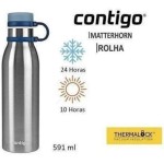 Garrafa Térmica Inox Parede Dupla Matterhorn 591ml Azul Mônaco Contigo - Imagem 2