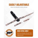 Jecanori Pulseiras de cobre puro para mulheres, pulseiras magnéticas de cobre eficazes para mulheres, joias de cobre curativas presentes com ferramenta de dimensionamento - Imagem 6
