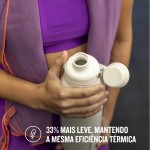 Stanley - Garrafa de água Aerolight com tampa de fluxo rápido, copo isolado a vácuo para bebidas frias, aço inoxidável leve, 710 ml, Polar - Imagem 5