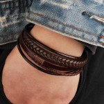 Pulseira Masculina Executiva (Marrom, 19cm) - Imagem 2