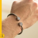Pulseira Medalha de São Bento Bracelete Aço Banhado Duplo Metal Tamanho Ajustável Cruz Sagrada Proteção Fé Religião na Moda Masculino Feminino - Imagem 6