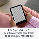 Kindle Paperwhite 16 GB (Geração mais recente) - O Kindle mais rápido já lançado, com nova tela antirreflexo de 7” e bateria que dura semanas - Cor Preta - Imagem 4
