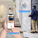 Câmera de Segurança IP Dome 2MP Full HD 1080p, Visão Noturna Colorida, Detecção e Rastreamento Humano, Gravação na Nuvem ou Local, Resistente à Intempéries IP66 - Imagem 3