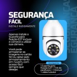Câmera de Segurança Smart WiFi IP 360º Giratória Full HD com Alerta Inteligente e Armazenamento em Nuvem – Monitoramento em Tempo Real - Imagem 3