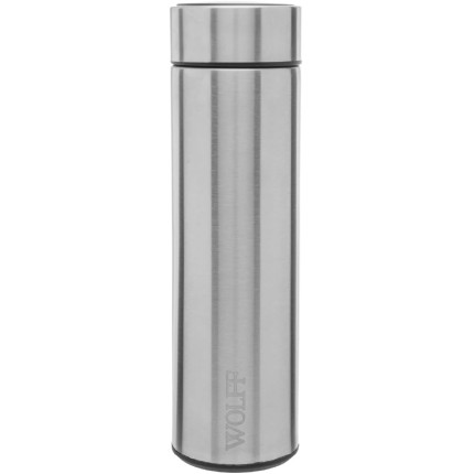 WOLFF - Garrafa Térmica de Aço Inox com Termômetro em Led 500ml - Conserva Bebidas Quentes e Frias