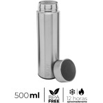 WOLFF - Garrafa Térmica de Aço Inox com Termômetro em Led 500ml - Conserva Bebidas Quentes e Frias - Imagem 3