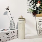 Garrafa Térmica 500ml em Aço Inoxidável com Glitter Mantém Quente e Frio, Tampa Rosqueável com Alça, Garrafa Térmica Portátil para Água, Café e Bebidas (VERDE AGUA) - Imagem 6