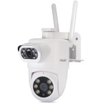 EKAZA Câmera de Segurança Externa Inteligente Nuvem Dual Dome, WiFi, IP65, H 310°/ V 140°, Compatível com Amazon Alexa e Google Assistant - EKJS-T3169 - Imagem 6