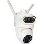 EKAZA Câmera de Segurança Externa Inteligente Nuvem Dual Dome, WiFi, IP65, H 310°/ V 140°, Compatível com Amazon Alexa e Google Assistant - EKJS-T3169 - Imagem 10
