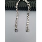 Pulseira De Aço Inox Corrente Fígaro 5mm Antialergica - Imagem 3