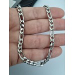 Pulseira De Aço Inox Corrente Fígaro 5mm Antialergica - Imagem 4