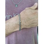 Pulseira De Aço Inox Corrente Fígaro 5mm Antialergica - Imagem 5