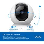 Câmera Wi-Fi TP-Link Tapo C200C para segurança residencial panorâmica/inclinável - Imagem 4
