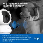 Câmera Wi-Fi TP-Link Tapo C200C para segurança residencial panorâmica/inclinável - Imagem 5
