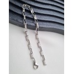 Pulseira Corrente Tipo Tijolinhos De Aço Inoxidável Cirugico Antialergico Pulseira De Aço Inox Hipoalergênico - Imagem 5