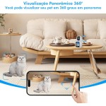 Camera de Segurança Wifi, Baba Eletronica, Camera de Segurança com Tela, Detecção de Movimento, Push de Alerta via Aplicativo, Áudio Bidirecional, Visão Noturna Infravermelha, WKTY001 - Imagem 8