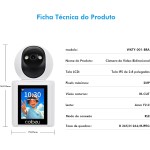 Camera de Segurança Wifi, Baba Eletronica, Camera de Segurança com Tela, Detecção de Movimento, Push de Alerta via Aplicativo, Áudio Bidirecional, Visão Noturna Infravermelha, WKTY001 - Imagem 9
