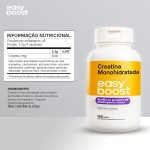 Creatina Monohidratada 100% Creatine Easy Boost Pura 180caps - Imagem 6