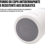 Garrafa Térmica 1700ml - Duplamente Isolada a Vácuo, Canudo e Base Emborrachada Anti Derrapante, Mantém Bebidas Quentes por 12 Horas e Geladas por 24 Horas (Branco) - Imagem 5