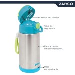 BUBA Garrafa Térmica Parede Dupla 400 Ml - Azul, Azul, Tamanho único - Imagem 3