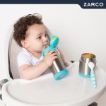 BUBA Garrafa Térmica Parede Dupla 400 Ml - Azul, Azul, Tamanho único - Imagem 4