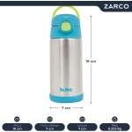 BUBA Garrafa Térmica Parede Dupla 400 Ml - Azul, Azul, Tamanho único - Imagem 5