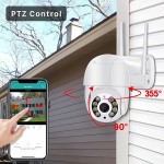 Wifi Smart Camera Câmera de Segurança Premium Wifi 1080p HD Detecção de Movimento A prova D'água Externa Plástica - Imagem 7