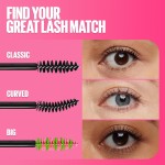 Maybelline Great Lash Waterproof Mascara - # 111 Very Black for Women 0.43 oz Mascara - Imagem 6