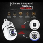 Câmera de Segurança Lâmpada IP Wi-Fi 360° Full HD 1080p, Giratória, Bivolt, Para interior, Visão Noturna, Detecção de Movimento - Imagem 6