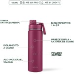 Garrafa Térmica Kouda 660ml Marsala - Ladakh - Imagem 2