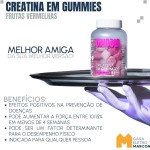 Kit 2un Guday Creatina Em Gummies SaborFrutas Vermelhas 60 Gomas Cada Pote - Imagem 4
