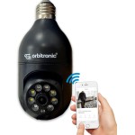 Camera Segurança Lampada Preta Wifi C/rastreio 360 1080p visão noturna Pet Orbitronic - Imagem 9