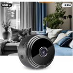 Mini Câmera A9 Wi-Fi, Full HD 1080p, Visão 150°, Monitoramento por Aplicativo - Imagem 4