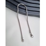 Pulseira Corrente Rabo De Rato De Aço Inoxidável Cirugico Antialergico Pulseira De Aço Inox Hipoalergênico Correntinha Redonda Maleável - Imagem 4