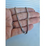 Pulseira Corrente Rabo De Rato De Aço Inoxidável Cirugico Antialergico Pulseira De Aço Inox Hipoalergênico Correntinha Redonda Maleável - Imagem 5