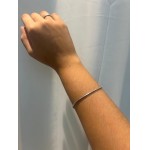 Pulseira Corrente Rabo De Rato De Aço Inoxidável Cirugico Antialergico Pulseira De Aço Inox Hipoalergênico Correntinha Redonda Maleável - Imagem 7