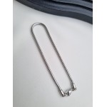 Pulseira Corrente Rabo De Rato De Aço Inoxidável Cirugico Antialergico Pulseira De Aço Inox Hipoalergênico Correntinha Redonda Maleável - Imagem 8