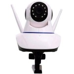 Camera Ip Wireless Sem Fio Wifi Hd 3 Antenas Sensor Noturna - Imagem 3